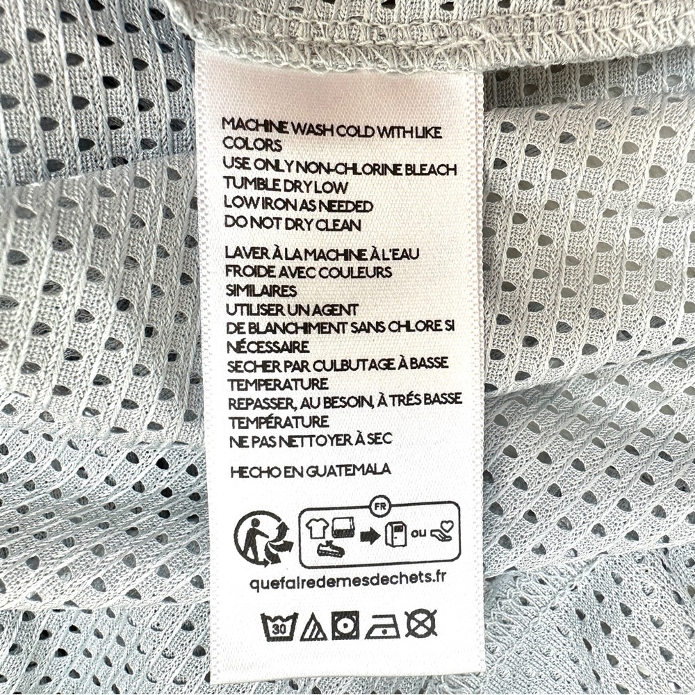 Grey Mesh Jersey Stripes 83 Eighty Three Graphic Size M - Picture 6 of 6